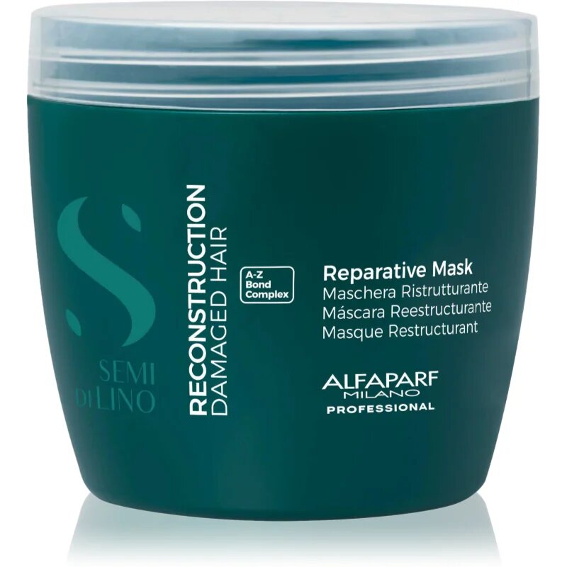 Alfaparf Milano Semi di Lino Reconstruction Reparative Mask възстановяваща маска за увредена коса 500 мл.