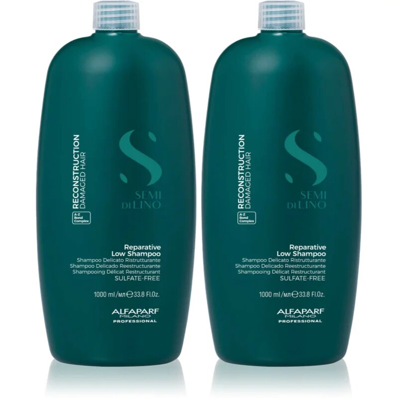 Alfaparf Milano Semi di Lino Reconstruction Shampoo duo Kit комплект за увредена коса