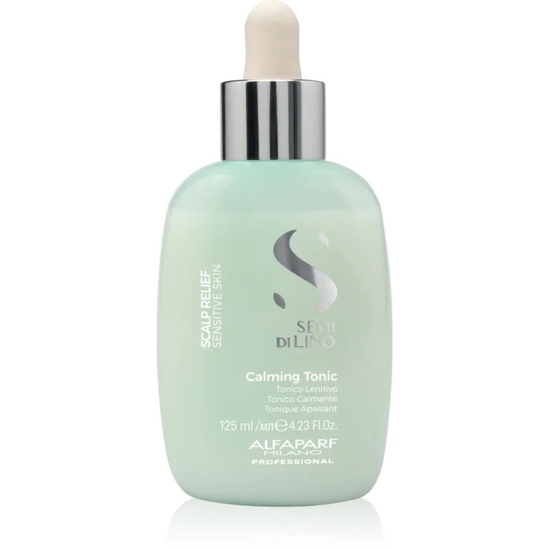 Alfaparf Milano Semi Di Lino Scalp Relief успокояващ тоник за чувствителна кожа на скалпа 125 мл.