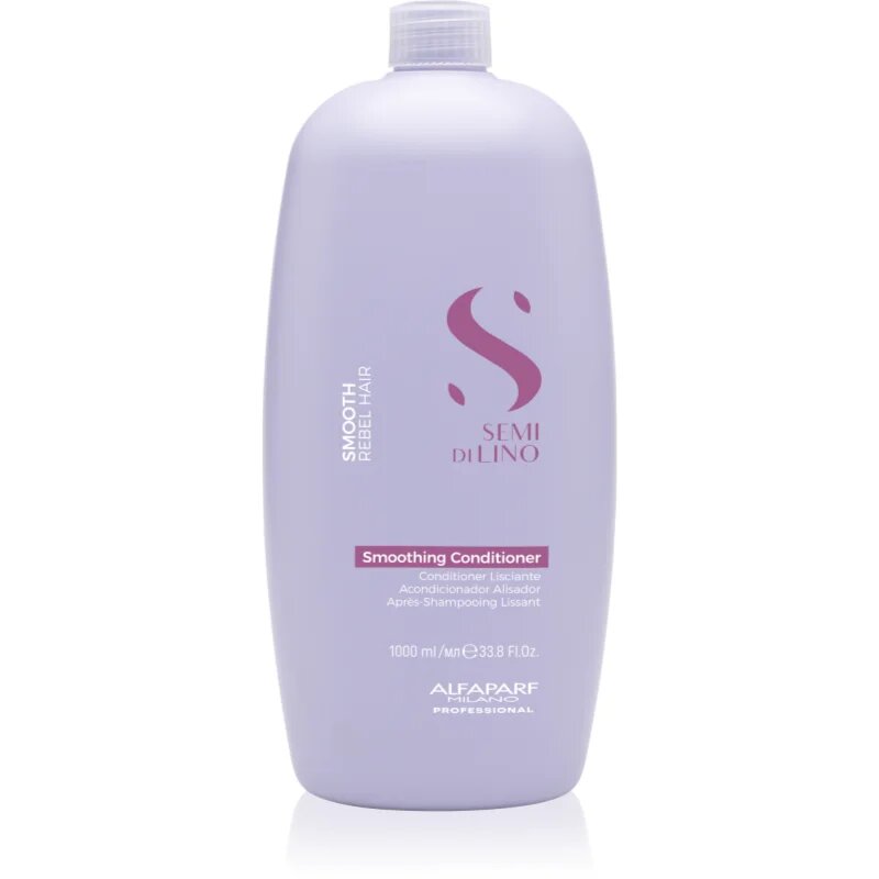 Alfaparf Milano Semi di Lino Smooth изглаждащ балсам за непокорна коса 1000 мл.