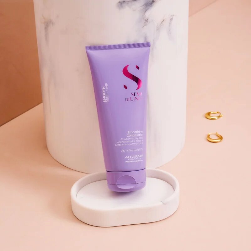 Alfaparf Milano Semi di Lino Smooth изглаждащ балсам за непокорна коса 200 мл.