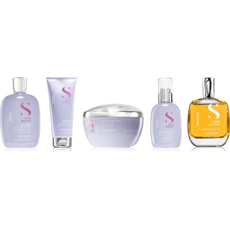 Alfaparf Milano Semi di Lino Smooth Smoothing Kit комплект за непокорна коса