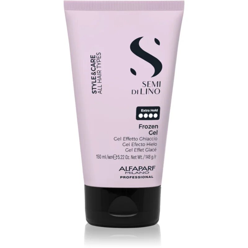 Alfaparf Milano Semi di Lino Style&Care Frozen gel стилизиращ гел с екстра силна фиксация 150 мл.