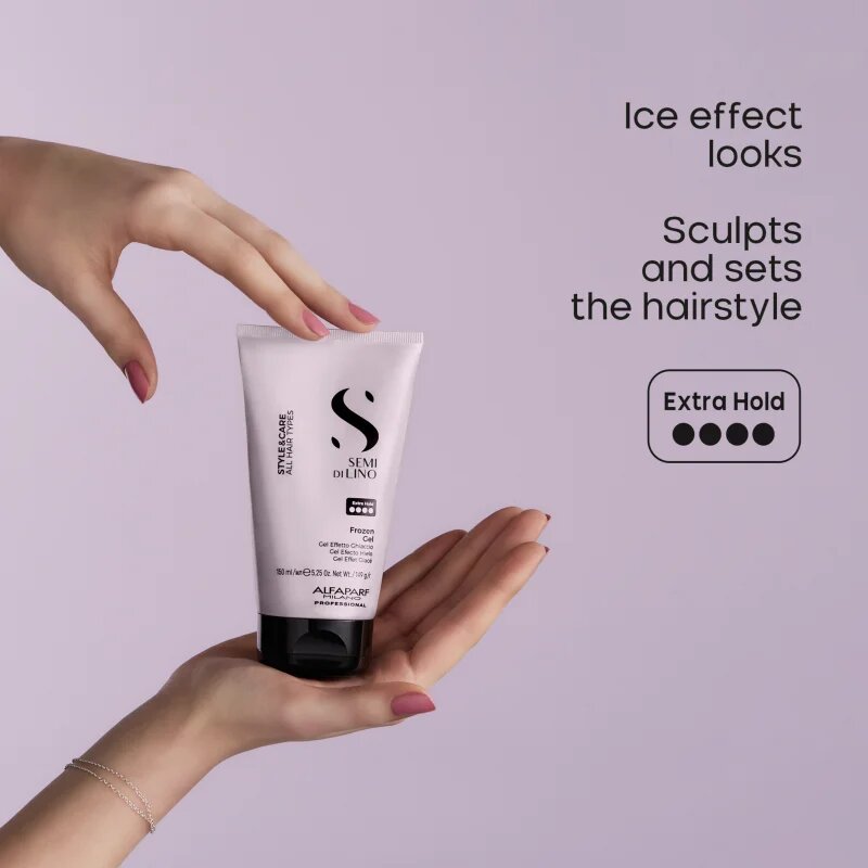 Alfaparf Milano Semi di Lino Style&Care Frozen gel стилизиращ гел с екстра силна фиксация 150 мл.