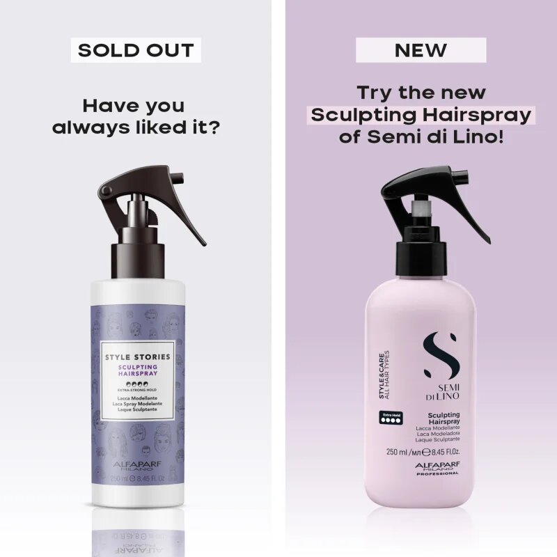 Alfaparf Milano Semi di Lino Style&Care Sculpting hairspay лак за коса със силна фиксация 250 мл.