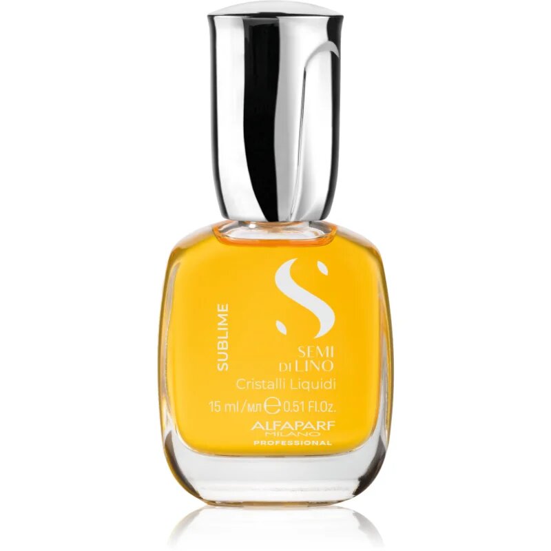 Alfaparf Milano Semi di Lino Sublime Cristalli хидратиращо олио за блясък и мекота на косата White Box 15 мл.