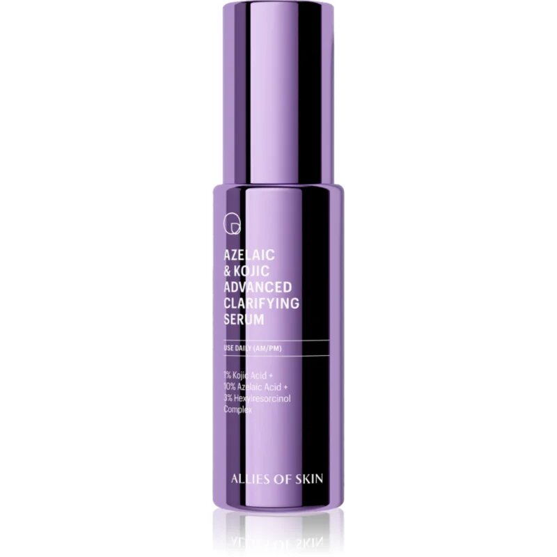 Allies of Skin Azelaic & Kojic Advanced Clarifying Serum дълбоко възстановяващ серум за лице 30 мл.