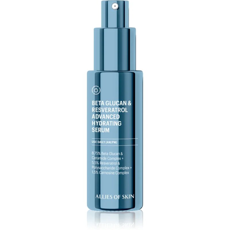 Allies of Skin Beta Glucan & Resveratrol Advanced Hydrating Serum интензивен хидратиращ серум 30 мл.