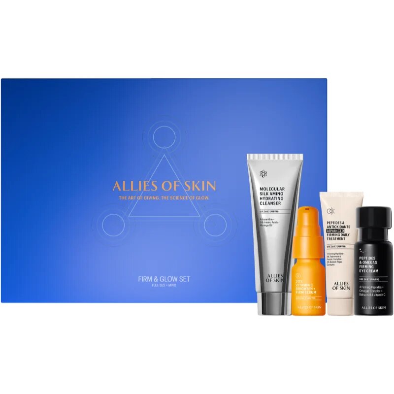 Allies of Skin Firm & Glow Routine подаръчен комплект за освежаване и изглаждане на кожата