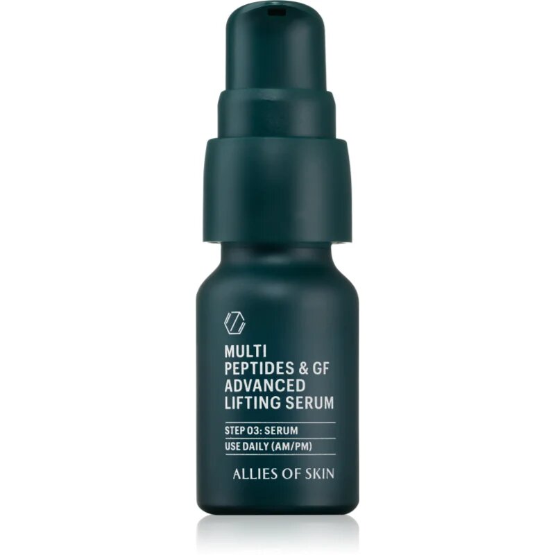 Allies of Skin Multi Peptides & GF Advanced Lifting Serum серум против бръчки с лифтинг ефект 7 мл.