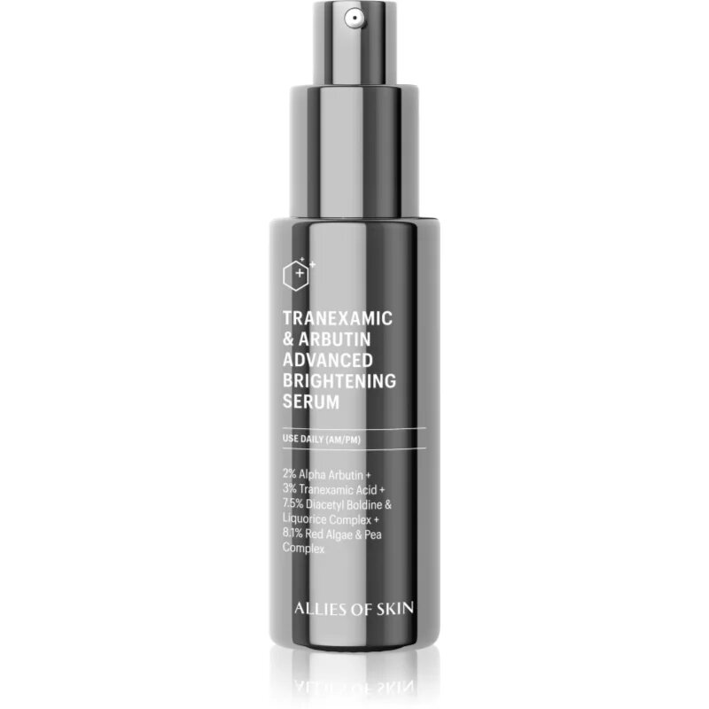 Allies of Skin Tranexamic & Arbutin Advanced Brightening Serum озаряващ серум против несъвършенства на кожата 30 мл.