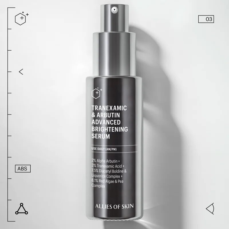 Allies of Skin Tranexamic & Arbutin Advanced Brightening Serum озаряващ серум против несъвършенства на кожата 30 мл.