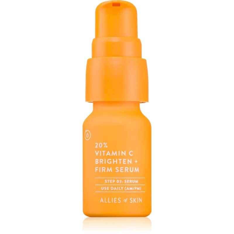 Allies of Skin Vitamin C Brighten + Firm Serum стягащ серум за озаряване на лицето 8 мл.
