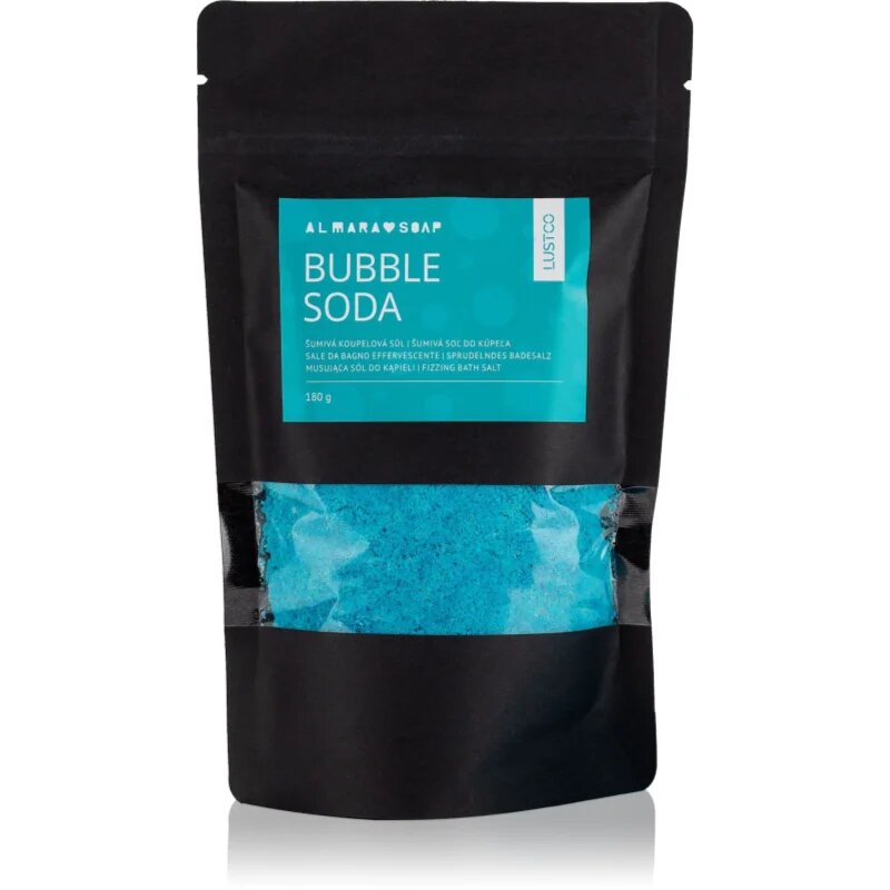 Almara Soap Bath Salt Bubble Soda оцветяваща сол за вана 180 гр.
