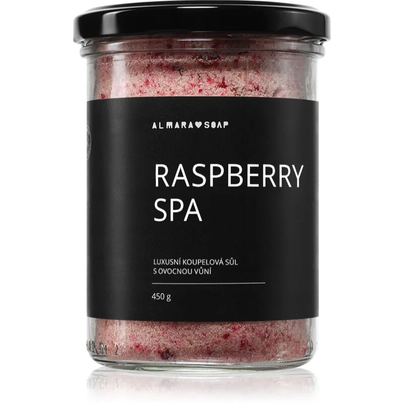 Almara Soap Bath Salt сол за релаксираща вана с аромат Raspberry Spa 450 гр.