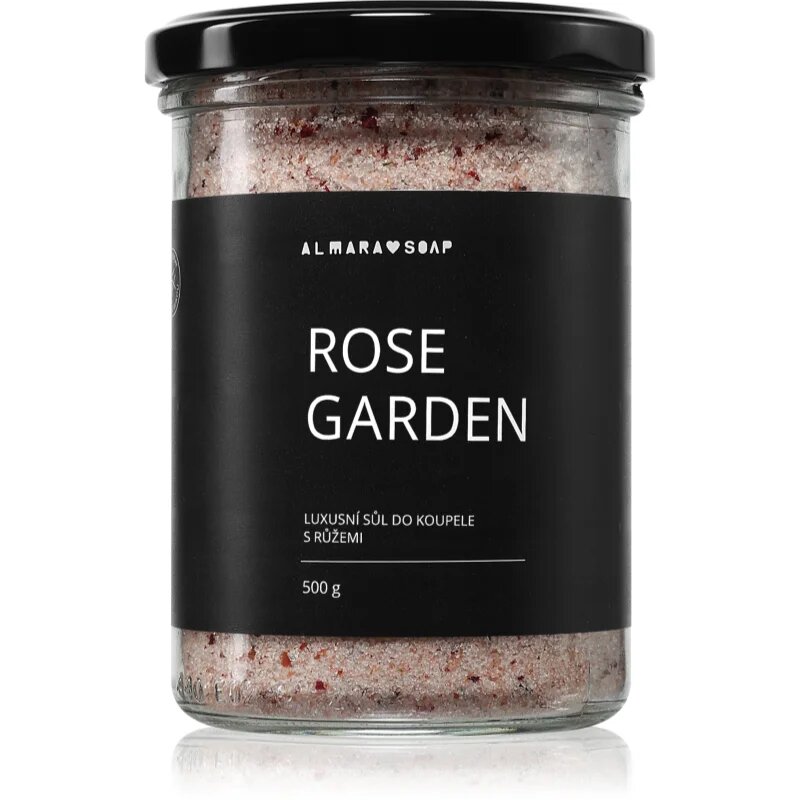 Almara Soap Bath Salt сол за релаксираща вана с аромат Rose Garden 450 гр.