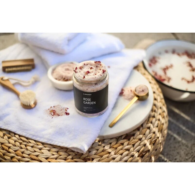 Almara Soap Bath Salt сол за релаксираща вана с аромат Rose Garden 450 гр.