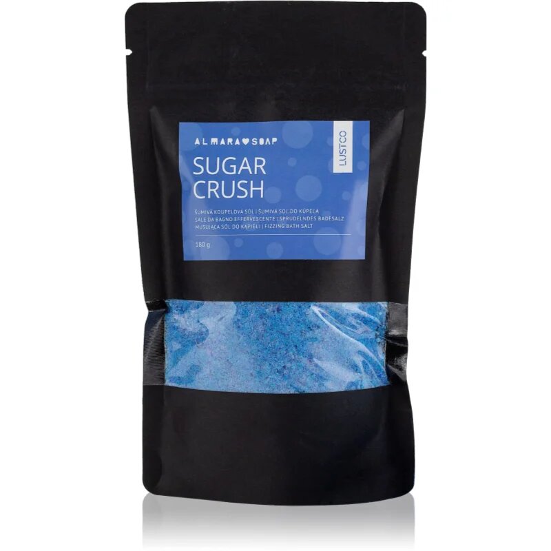 Almara Soap Bath Salt Sugar Crush оцветяваща сол за вана с аромат на цветя 180 гр.
