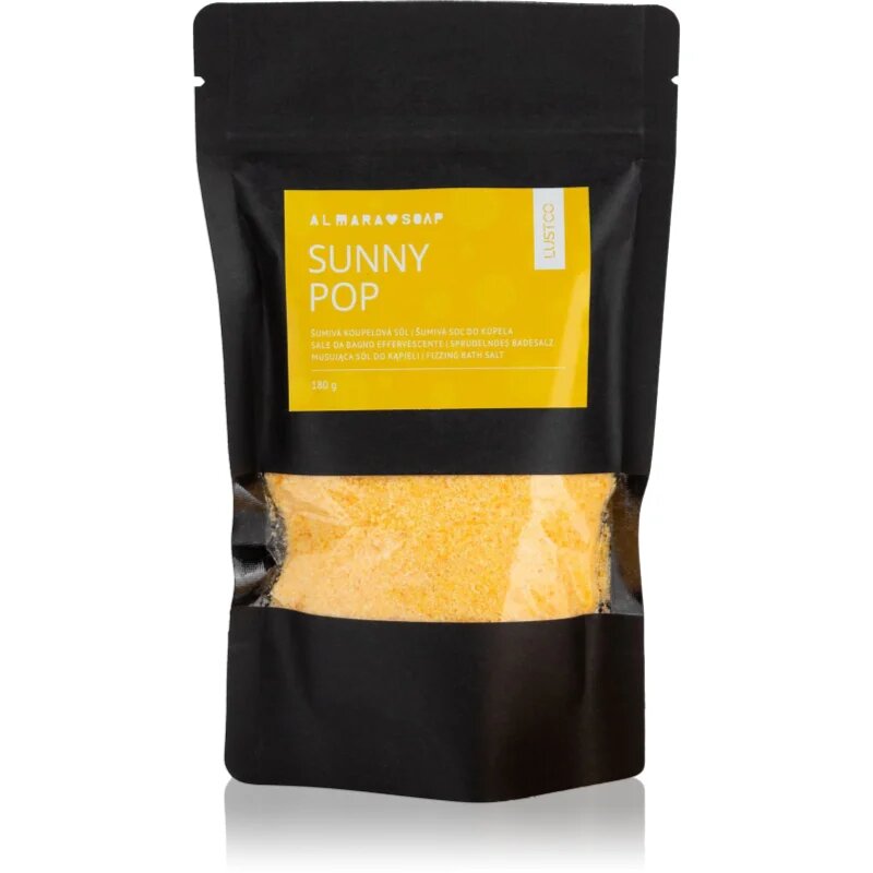 Almara Soap Bath Salt Sunny Pop оцветяваща сол за вана 180 гр.