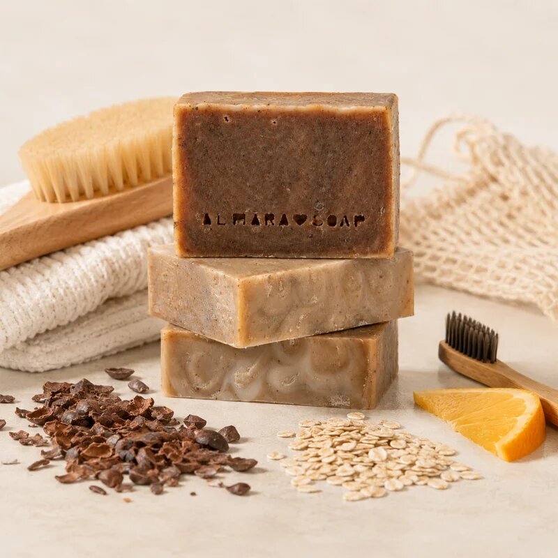 Almara Soap Fancy Cocoa & Orange ръчно произведен сапун 90 гр.