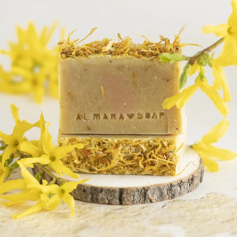Almara Soap Natural Calendula натурален сапун за суха и чувствителна кожа 90 гр.