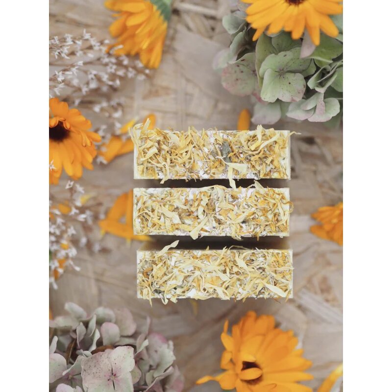 Almara Soap Natural Calendula натурален сапун за суха и чувствителна кожа 90 гр.