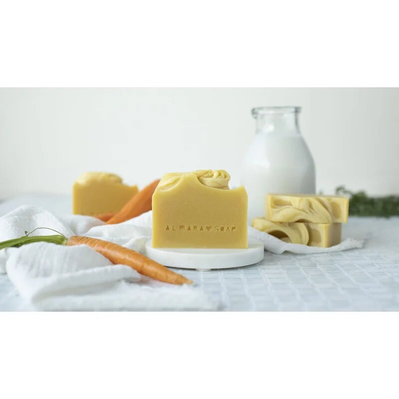 Almara Soap Natural Creamy Carrot ръчно произведен сапун 90 гр.