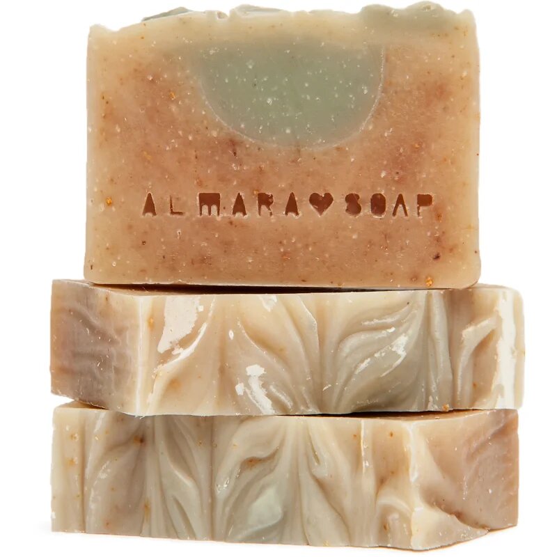 Almara Soap Natural Lemon Tea Tree естествен твърд сапун за мазна и проблемна кожа 90 гр.