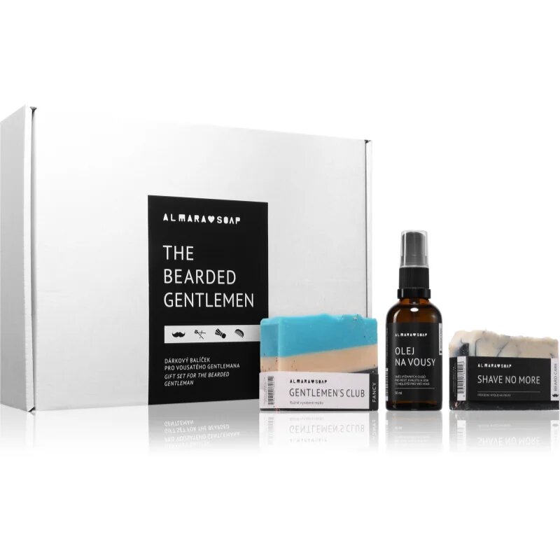 Almara Soap The Bearded Gentlemen подаръчен комплект за брадата за мъже