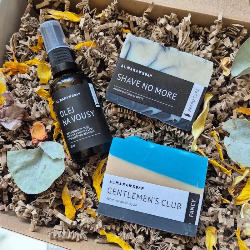 Almara Soap The Bearded Gentlemen подаръчен комплект за брадата за мъже