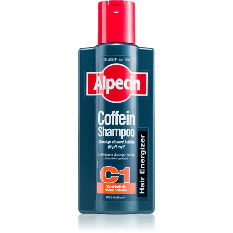 Alpecin Hair Energizer Coffein Shampoo C1 шампоан с кофеин за мъже стимулиращ растежа на косата 375 мл.
