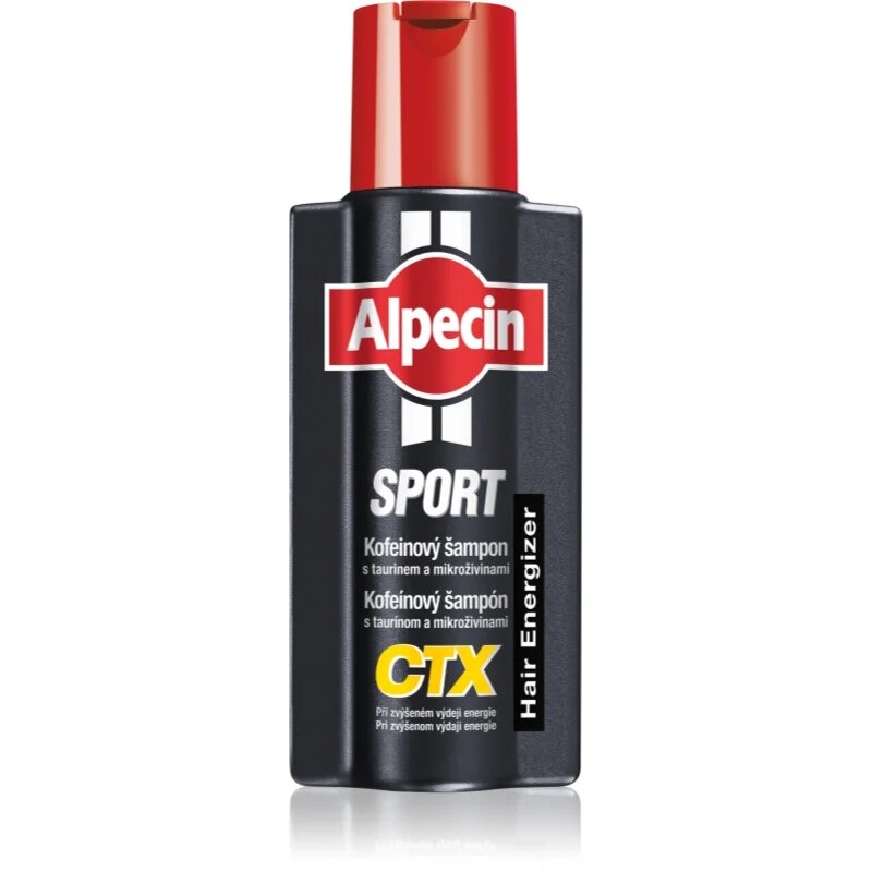 Alpecin Sport CTX кофеинов шампоан против косопад при увеличен разход на енергия 250 мл.