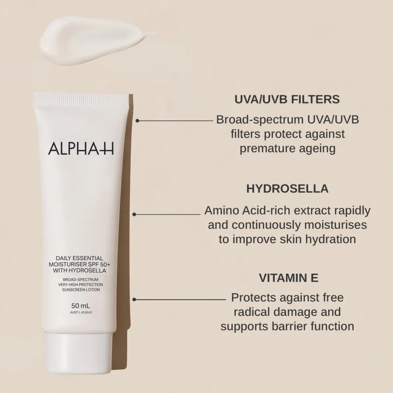 Alpha-H Daily Essential дневен хидратиращ крем SPF 50+ 50 мл.