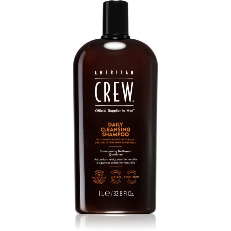 American Crew Daily Cleansing Shampoo почистващ шампоан за мъже 1000 мл.
