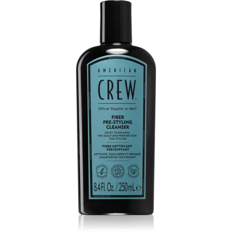 American Crew Fiber Shampoo регенериращ шампоан за тънка коса без обем за мъже 250 мл.