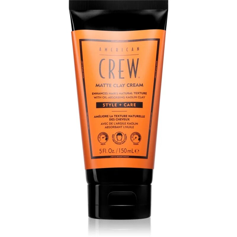 American Crew Matte Clay Cream стилизиращ гел с матиращ ефект 150 мл.
