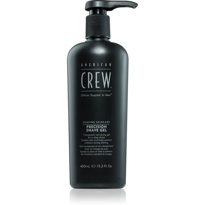 American Crew Shave & Beard Precision Shave Gel гел за бръснене за чувствителна кожа на лицето 450 мл.