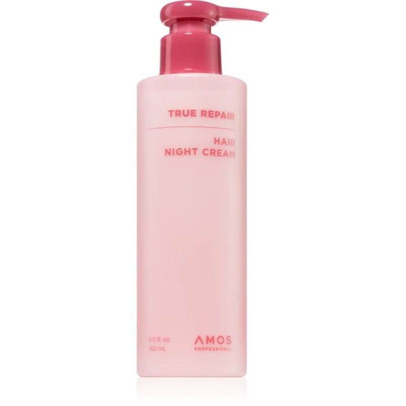 AMOS PROFESSIONAL True Repair Hair Night Cream интензивна нощна грижа за увредена коса 180 мл.