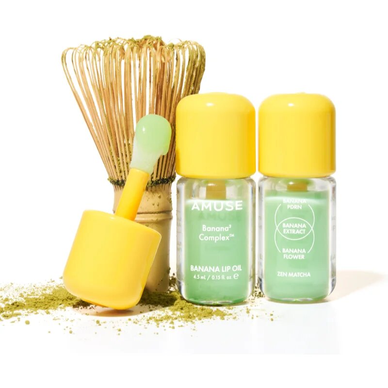 AMUSE Banana Lip Oil бананово масло за устни цвят 01 Zen Matcha 4.5 мл.