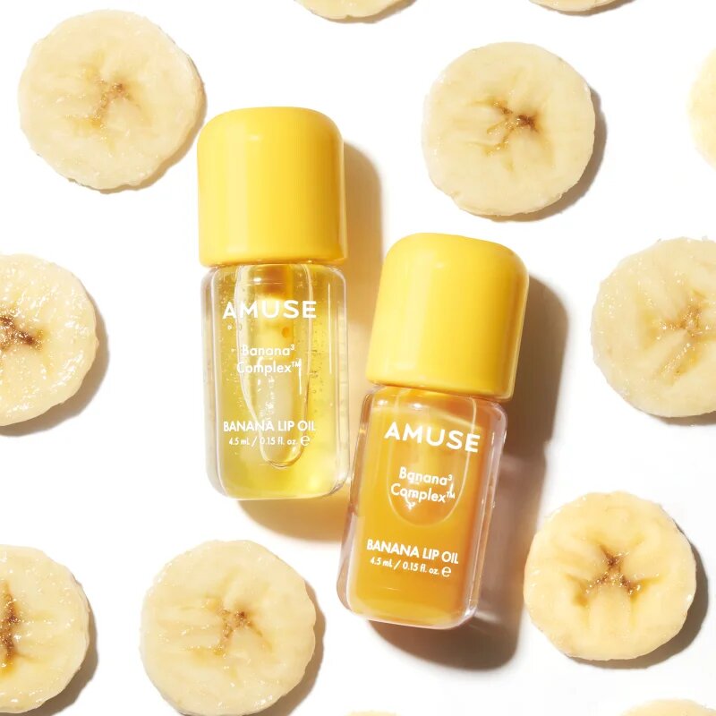 AMUSE Banana Lip Oil бананово масло за устни цвят 04 Juicy Peach 4.5 мл.