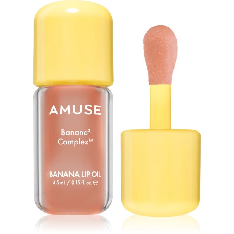 AMUSE Banana Lip Oil бананово масло за устни цвят 08 Soy Latte 4.5 мл.