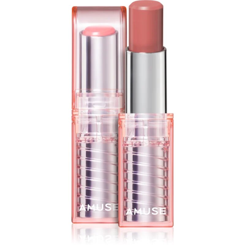 AMUSE Dew Balm тониращ балсам за устни за хидратация и блясък цвят 06 Dew Rose 3.2 гр.