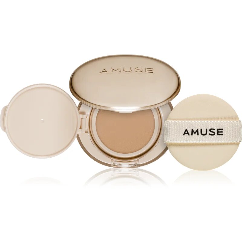 AMUSE Dew Jelly Master Cushion дълготраен грим в гъбичка със средна UV защита цвят 02 Healthy 15 гр.