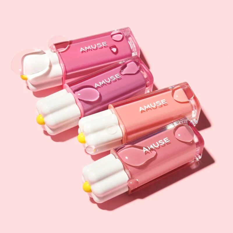 AMUSE Dew Tint дълготраен гланц за устни с хидратиращ ефект цвят 08 Amethyst 4 гр.