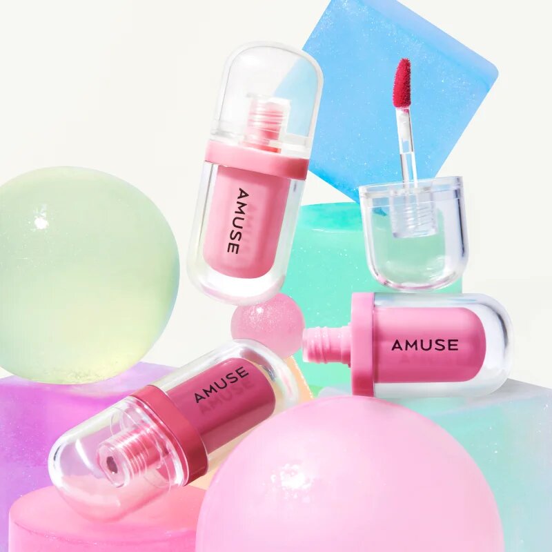AMUSE Jel-Fit Tint дълготраен гланц за устни за интензивна хидратация цвят 07 Caramel 3.8 гр.