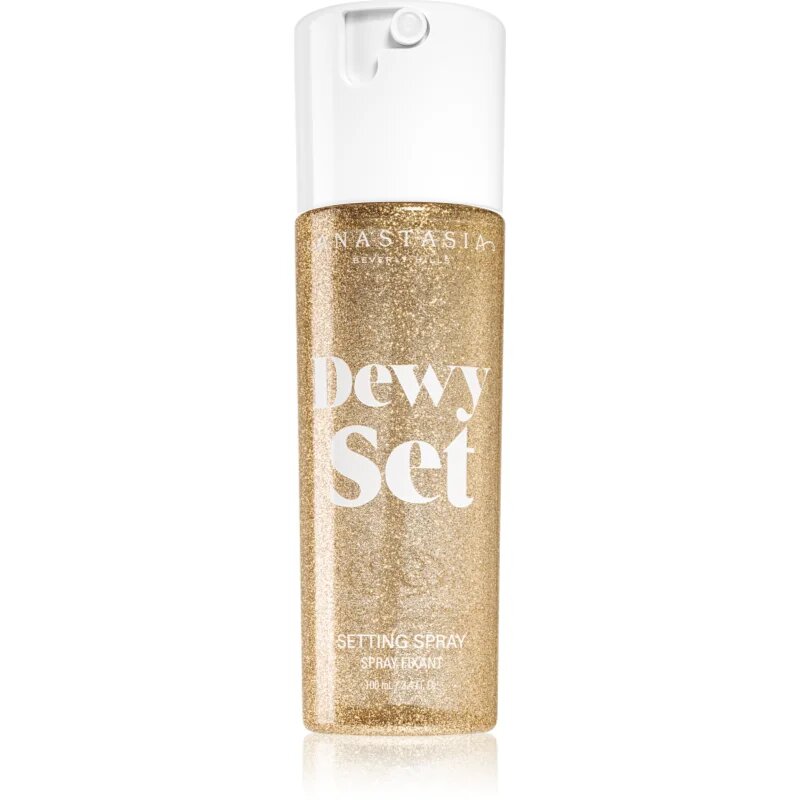 Anastasia Beverly Hills Dewy Set Setting Spray освежаваща мъгла за лице с аромат Coconut & Vanilla 100 мл.