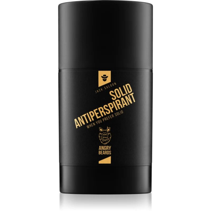 Angry Beards Jack Saloon Solid Antiperspirant твърд антиперспирант за мъже 50 мл.