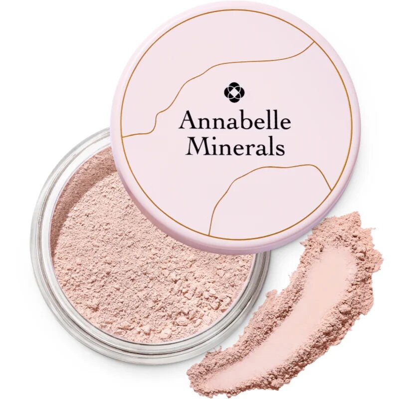 Annabelle Minerals Radiant Mineral Foundation минерална пудра за озаряване на лицето цвят Natural Light 4 гр.