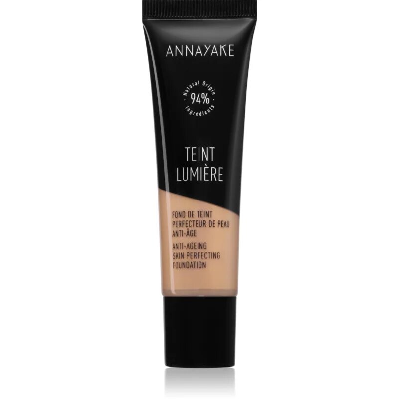 Annayake Teint Lumiere Anti-Ageing Skin Perfecting Foundation фон дьо тен против бръчки с озаряващ ефект цвят 25 dark beige 30 мл.