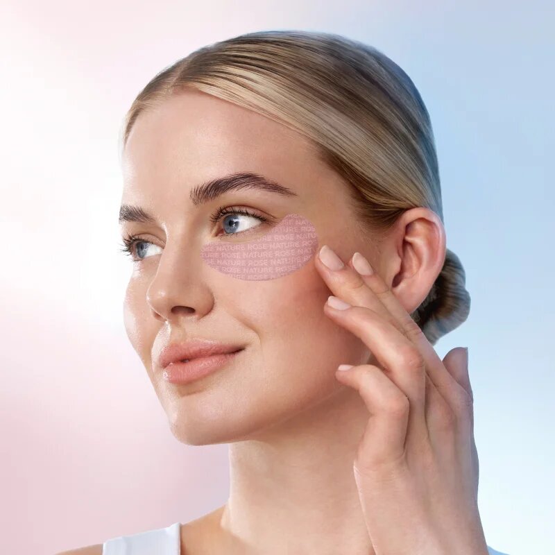 ANNEMARIE BÖRLIND Rose Nature Eyepads околоочна маска против отоци и тъмни кръгове 6x2 бр.